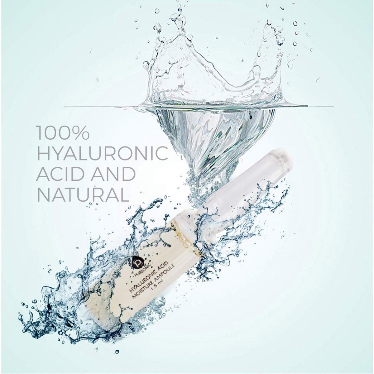 100% Hyaluronic Acid & Natural Moisturizing Serum Ampoule Set - AVAVITA