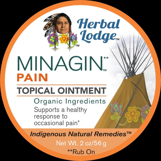 Minagin - Natural Pain Relief Topical Salve/Ointment - AVAVITA