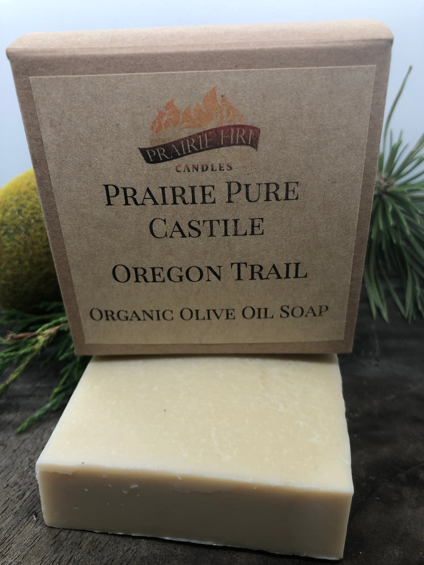 Oregon Trail Real Castile Organic Olive Oil Soap for Sensitive Skin - Dye Free - 100% Certified Organic Extra Virgin Olive Oil - AVAVITA