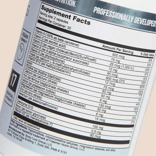 Women's Daily Multivitamin - AVAVITA